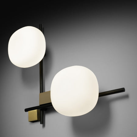 Applique moderno Miloox LINGOTTO 1744 344 G9 LED metallo vetro