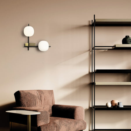 Applique moderno Miloox LINGOTTO 1744 344 G9 LED metallo vetro