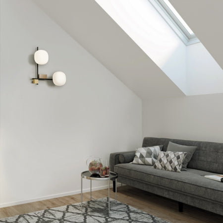 Applique moderno Miloox LINGOTTO 1744 344 G9 LED metallo vetro