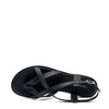 Frau sandali donna infradito in pelle nero 86P2