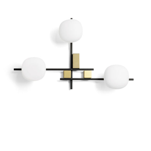 Applique moderno Miloox LINGOTTO 1744 346 G9 LED metallo vetro