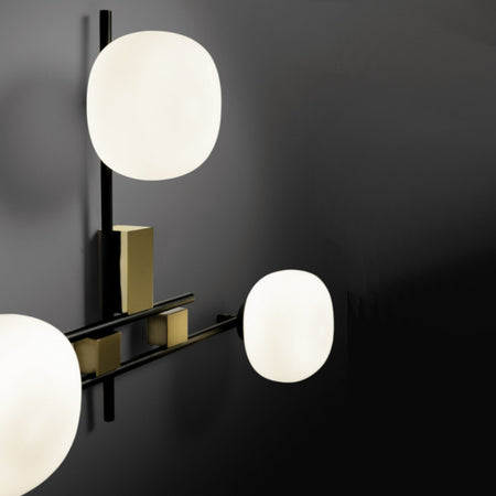 Applique moderno Miloox LINGOTTO 1744 346 G9 LED metallo vetro