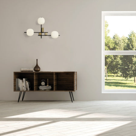 Applique moderno Miloox LINGOTTO 1744 346 G9 LED metallo vetro