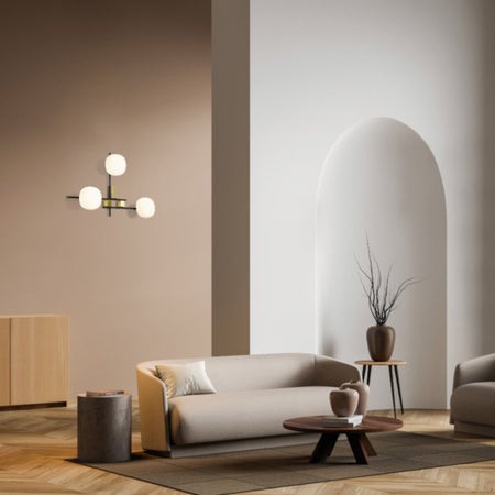 Applique moderno Miloox LINGOTTO 1744 346 G9 LED metallo vetro