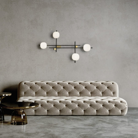 Applique moderno Miloox LINGOTTO 1744 347 G9 LED metallo vetro