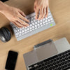 R-Go Tools RGOCONDWLWH tastiera Ufficio USB QWERTY Olandese Bianco (R-Go Compact Break Ergonomic Keyboard,)
