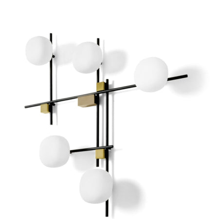 Applique moderno Miloox LINGOTTO 1744 348 G9 LED metallo vetro