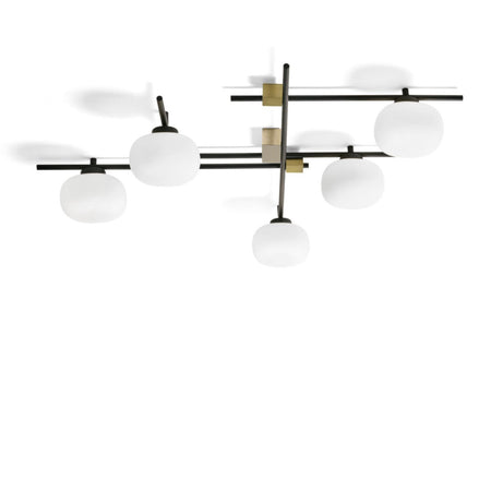 Applique moderno Miloox LINGOTTO 1744 348 G9 LED metallo vetro