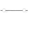 Applique moderna Miloox MIKADO 1744.175 1744.218 G9 LED metallo vetro