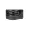 Logitech 920-012301 tastiera Ufficio RF senza fili + Bluetooth QWERTY Inglese UK Grafite (WAVE KEYSERGONOMIC KB GRAPHITE - UK - 2.4GHZ/BT INTNL-973 UNIV.) - Versione UK