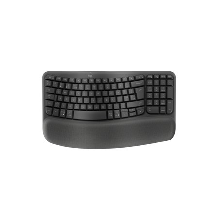 Logitech 920-012301 tastiera Ufficio RF senza fili + Bluetooth QWERTY Inglese UK Grafite (WAVE KEYSERGONOMIC KB GRAPHITE - UK - 2.4GHZ/BT INTNL-973 UNIV.) - Versione UK