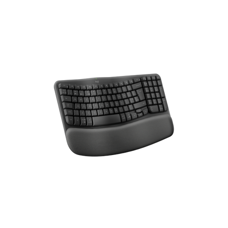 Logitech 920-012301 tastiera Ufficio RF senza fili + Bluetooth QWERTY Inglese UK Grafite (WAVE KEYSERGONOMIC KB GRAPHITE - UK - 2.4GHZ/BT INTNL-973 UNIV.) - Versione UK
