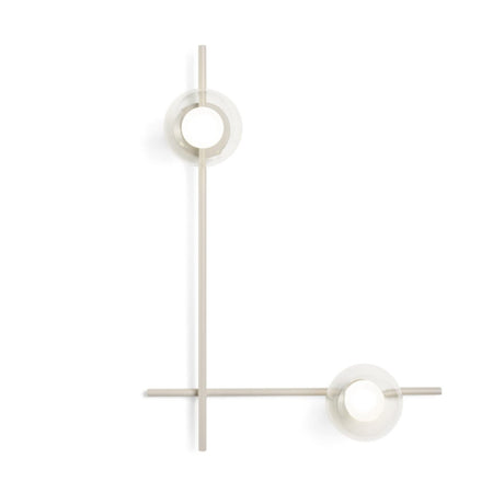 Applique moderna Miloox MIKADO 1744.376 1744.372 G9 LED metallo vetro