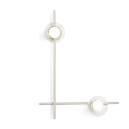 Applique moderna Miloox MIKADO 1744.376 1744.372 G9 LED metallo vetro