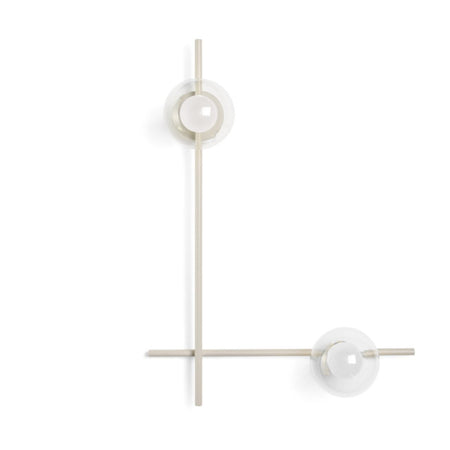 Applique moderna Miloox MIKADO 1744.376 1744.372 G9 LED metallo vetro