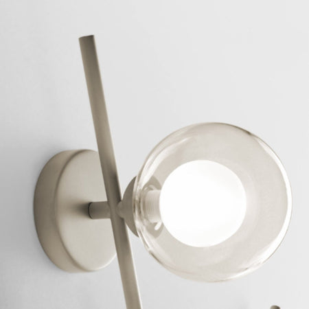 Applique moderna Miloox MIKADO 1744.376 1744.372 G9 LED metallo vetro