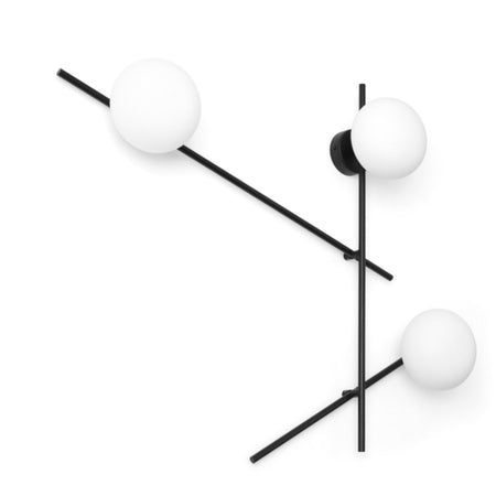 Applique moderna Miloox MIKADO 1744.176 1744.219 G9 LED metallo vetro