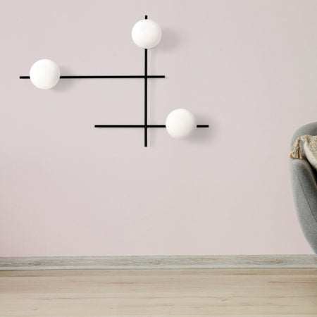 Applique moderna Miloox MIKADO 1744.176 1744.219 G9 LED metallo vetro