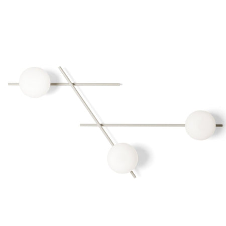 Applique moderna Miloox MIKADO 1744.373 1744.377 G9 LED metallo vetro