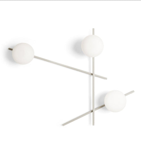 Applique moderna Miloox MIKADO 1744.373 1744.377 G9 LED metallo vetro