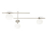 Applique moderna Miloox MIKADO 1744.373 1744.377 G9 LED metallo vetro