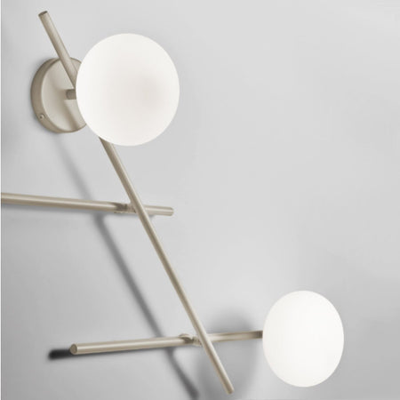 Applique moderna Miloox MIKADO 1744.373 1744.377 G9 LED metallo vetro