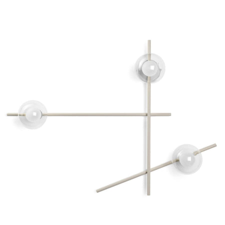 Applique moderna Miloox MIKADO 1744.373 1744.377 G9 LED metallo vetro