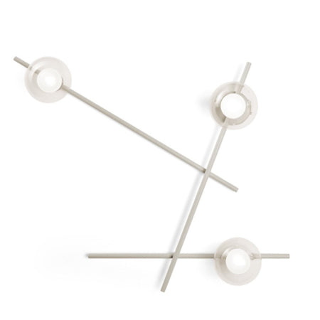 Applique moderna Miloox MIKADO 1744.373 1744.377 G9 LED metallo vetro