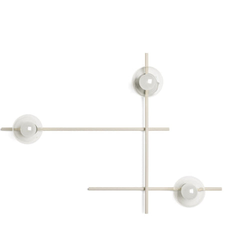 Applique moderna Miloox MIKADO 1744.373 1744.377 G9 LED metallo vetro