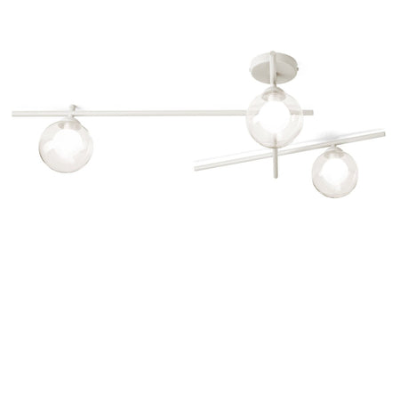 Applique moderna Miloox MIKADO 1744.373 1744.377 G9 LED metallo vetro