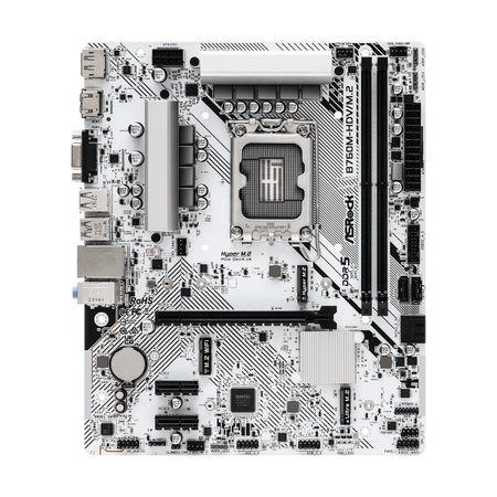 Asrock Mb 1700 12/13gen. B760m-hdv/m.2 2xddr5 4xsata M.2 Vga/hdmi/dp