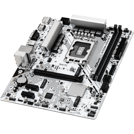 ASRock B760M-H/M.2 - Motherboard - micro ATX - LGA1700-Sockel - B760 Chipsatz - USB-C 3.2 Gen 1, USB 3.2 Gen 1 - Gigabit LAN - Onboard-Grafik (CPU erforderlich)