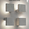 Applique Toscot EDGE P230GX GX53 LED 7W IP55 terracotta illuminazione rustica esterno