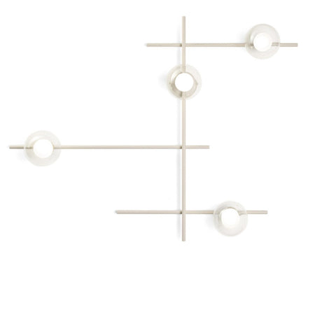 Applique moderna Miloox MIKADO 1744.374 1744.378 G9 LED metallo vetro