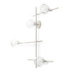 Applique moderna Miloox MIKADO 1744.374 1744.378 G9 LED metallo vetro