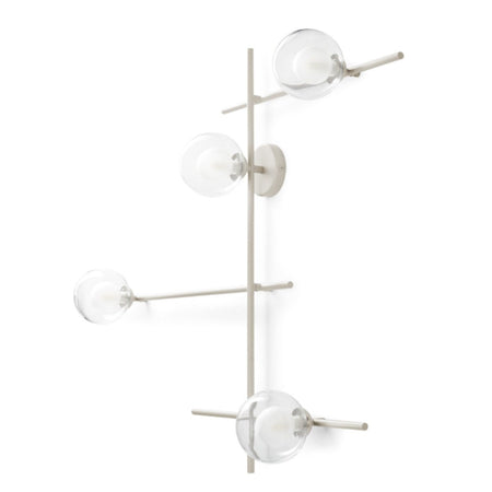 Applique moderna Miloox MIKADO 1744.374 1744.378 G9 LED metallo vetro