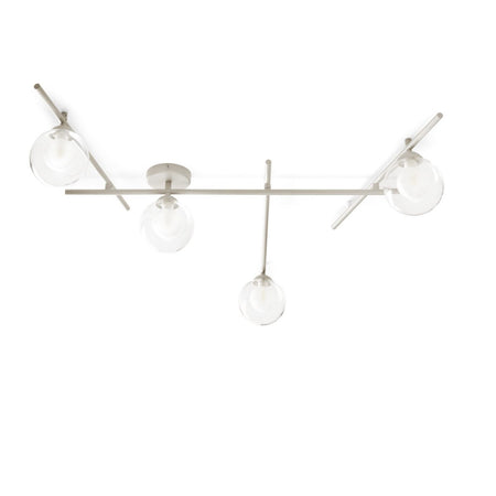 Applique moderna Miloox MIKADO 1744.374 1744.378 G9 LED metallo vetro