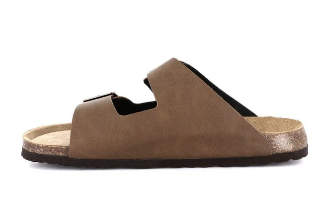 Grunland ciabatta uomo Bobo doppia facsia marrone CB0974