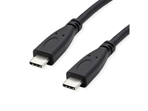 ROLINE GREEN CAVO USB3.2 GEN2, PD 20V5A, WITH EMARK, C - C, M/M, BLACK, 1M