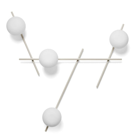 Applique moderna Miloox MIKADO 1744.374 1744.378 G9 LED metallo vetro