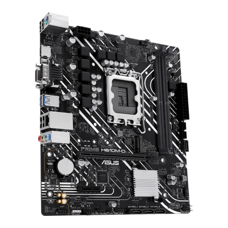 ASUS MB H610, PRIME H610M-D, LGA 1700, 2DDR5, M.2, HDMI/VGA/COM, 4SATA, 90MB1G80-M0EAY0