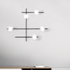 Applique moderna Miloox MIKADO 1744.178 1744.221 G9 LED metallo vetro