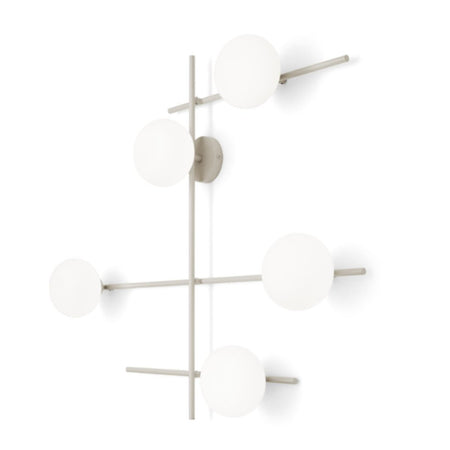 Applique moderna Miloox MIKADO 1744.375 1744.379 G9 LED metallo vetro