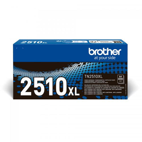 Toner originale Brother TN-2510XL per stampanti Brother - Stampa fino a 3.000 pag. - Nero