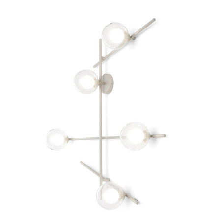 Applique moderna Miloox MIKADO 1744.375 1744.379 G9 LED metallo vetro