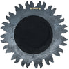 Biscottini Specchiera da appendere diam.L43xPR2 cm finitura foglia oro anticato.