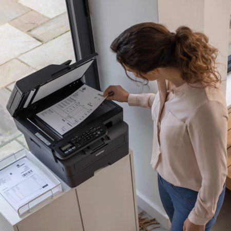 BROTHER MFC-L2827DW - STAMPANTE MULTIFUNZIONE LASER A4 LAN - WiFi - FAX - FRONTE/RETRO AUTO - 32 PPM