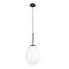 Lampadario moderno Miloox DROP 1744.316.black E27 LED metallo vetro