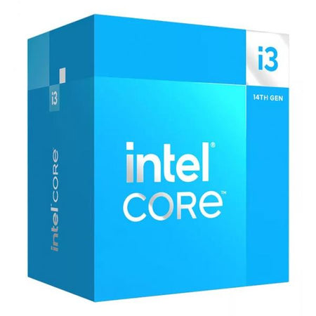 INTEL CORE i3-14100F RAPTOR LAKE - CPU BOX - NO-VGA - BASE 3.50 GHZ / TURBO 4.70 GHZ - CACHE 12 MB - SOCKET 1700