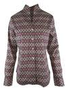 Caliban Camicie Rosa/bordeau da donna